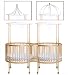Little Miss Liberty 92-1PTW+-MW Disney’s Winnie the Pooh Phraseology Twin Round Crib Finish: Matt…