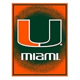 Miami Hurricanes 48x60 Focus Series Acrylic Triple Woven Blanket Throw