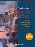 Revue De Boeck  / Rédiger en entreprise : Pour une communication professionnelle efficace