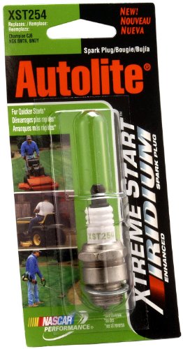 Autolite Xtreme Start Iridium Lawn & Garden Spark Plug Automotive Replacement, XST254DP
