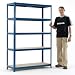 265kgs Industrial Shelving 1800h x 1200w x 450mmd