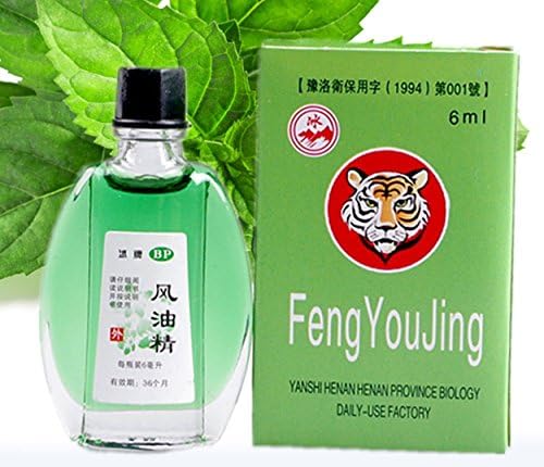 Essential Oil Scent Inhalant Oil Relief Nasal Congestion,mint refreshing Mosquito bites Bottle 6 ml x 3 Bottles