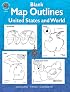 Blank Map Outlines, United States and World