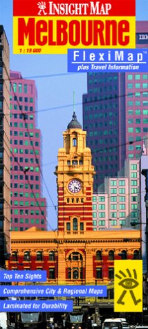 City Travel Guides Discounted  Books : Melbourne Insight Fleximap (Insight Flexi Map)