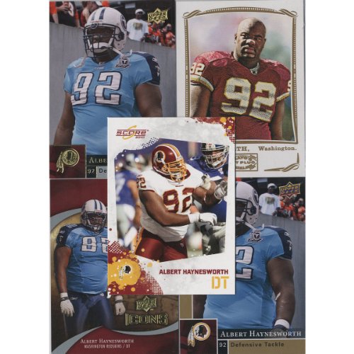 Burbank Sportscards Washington Redskins Albert Haynesworth- 20 Different Cards
