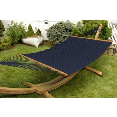 Olefin Wide Weave Hammock - Blue