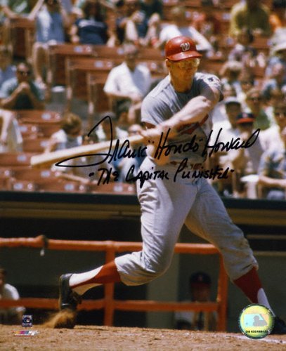 Frank Howard Washington Nationals - Action - Autographed 8x10 Photograph with Capital Punisher Inscription