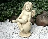 Eigenschaften   / Engel mit einer Rose auf Kugel ENGELFIGUR SKULPTUR