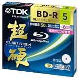 TDK Blu-ray Disc 5 Pack - BD-R DL 50GB 6X - Super Hard Coating Surfaceby TDK Media