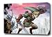 LEGEND OF ZELDA TWILIGHT PRINCESS CANVAS ART MOUNTED 28X20