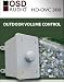 OSD Audio 300W Stereo Outdoor Volume Control Self-Impedance Matching