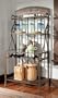 Powell Parsley Antique Pewter Baker's Rack - 367-424 (Pewter) (72"H x 36"W x 20"D)