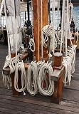 Pont, Taquets Et Cordage De Voilier Ancien - 24