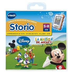 Vtech - 281005 - Jeu Educatif Electronique - Jeu Storio - La Maison de Mickey