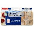 Sanft & Sicher Toilettenpapier 3-lagig, 4er Pack (4 x 10 Rollen)