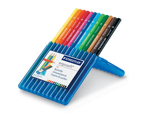 Staedtler ergosoft Colouring Pencils asst pack 12