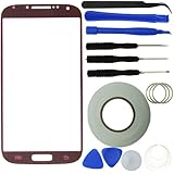 Eco-Fused Screen Replacement Kit for Samsung Galaxy S4 including Replacement Glass / Tool Kit / Adhesive Sticker Tape / Tweezers / Microfiber Cleaning Cloth / Instruction Manual