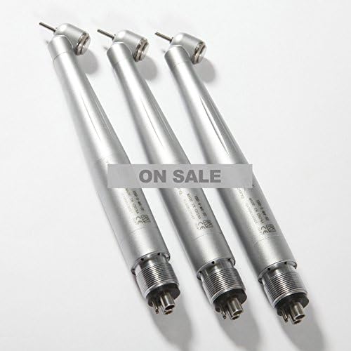 NSK Style Dental Surgical 45 ¡ãHigh Speed Handpiece Push Air Turbine 4 Holes X3