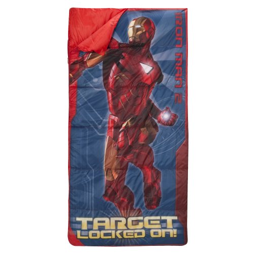 Marvel Iron Man 2 Slumber Bag – Blue/ Red (30 x 54)
