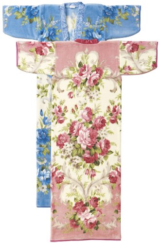 抗菌　防臭　加工　かいまき　毛布 プリントボタン ３７４　ブルー