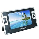 Sylvania SDVD8730 7-Inch Dual Screen Portable DVD Player with USB?SD Card Reader (Black)