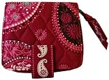 Vera Bradley Mesa Red Mini Zip Wallet
