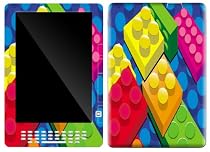 Blocks Design Decal Protective Skin Sticker for Amazon Kindle DX