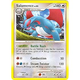Pokemon Diamond & Pearl Stormfront Single Card Salamence #24 Rare