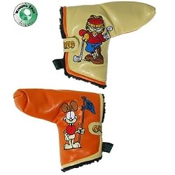 GARFIELD AND ODIE GOLF CLUB PUTTER HEADCOVER BY WINNING EDGE DESIGNS