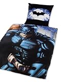 Global Labels G 39 600 BAT1 100 Renforce Bettwaesche Batman The Dark Knight 135 x 200 cm Bettbezug und 80 x 80 cm Kissenbezug