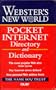 Webster's New World Pocket Internet Directory and Dictionary
