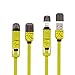 Realwe 2-in-1 Lighting & Micro USB Cable(3.3 Ft/1M), Sync Data & Cable Charging Cord for iPhone 6S Plus 6S 6 Plus 6 5SE 5S 5C 5 , iPad Air, mini, Galaxy S7 S6 and Other Android Phones Tablets(Yellow)