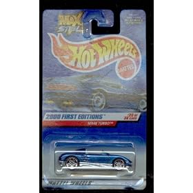Mattel Hot Wheels 2000 First Edition :MX48 TURBO: BLUE 1:64 Scale Die Cast Car #20 OF 36-#080