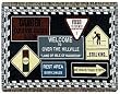 "Over The Hill" Birthday Humorous Afghan Throw Blanket 40" x 50"