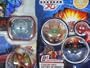 Bakugan Brawler B2 Subterra Hammer Gorem 530g, Darkus Ravenoid 410g, Pyrus Mystery Marble, 2" Dragonoid Figure With Haos Hylash Trap Including Multiple Gate Ability Cards