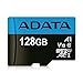 ADATA Premier 128GB MicroSDHC/SDXC UHS-I Class 10 V10 A1 Memory Card with Adapter Read up to 100 MB/s (AUSDX128GUICL10A1-RA1)