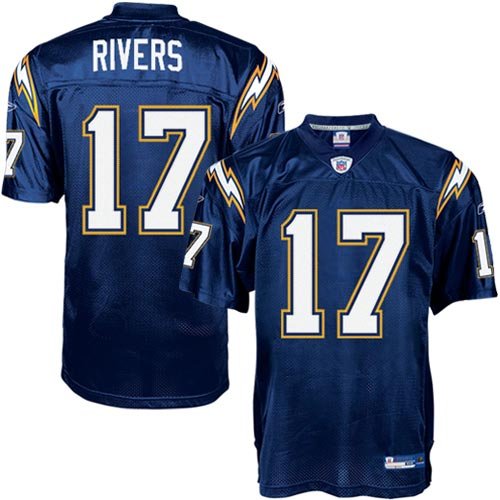 Reebok San Diego Chargers Philip Rivers Authentic Jersey Size 52