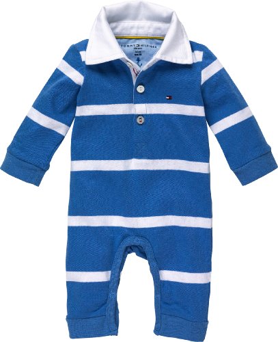 Tommy Hilfiger Baby - Unisex NAUTICAL BABYBOY ST COVERALL L/S EZ57104388, Gr. 68 (OCEAN BL Preisvergleich