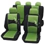 Cartrend 60222 Sitzbezug Komplett-Set "Gecko Mesh" gr�n, mit Dokunaht