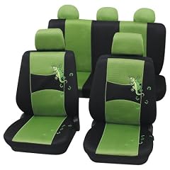 Cartrend 60222 Sitzbezug Komplett-Set "Gecko Mesh" gr�n, mit Dokunaht