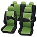Cartrend 60222 Sitzbezug Komplett-Set "Gecko Mesh" gr�n, mit Dokunaht