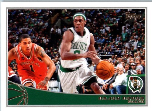2009/10 Topps NBA Basketball Card #15 Rajon Rondo Boston Celtics MINT Condition- Shipped In Protective ScrewDown Display Case!