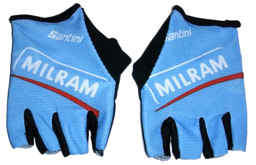Santini Milram Team Cycling Gloves No Velcro Size XXL