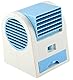 USB or AA Battery FAN MINI PORTABLE DESKTOP COOLING DESK QUIET FAN FOR COMPUTER LAPTOP PC - Blue