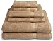 Pike Street 100% Egyptian Cotton 725-Gram 6-Piece Towel Set, Taupe