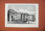 1873 FINE ART TRINITY COLLEGE DUBLIN IRELAND BUILDING