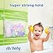 Ah Baby Bathtub Letters and Numbers with Mesh Bath Toy Organizer