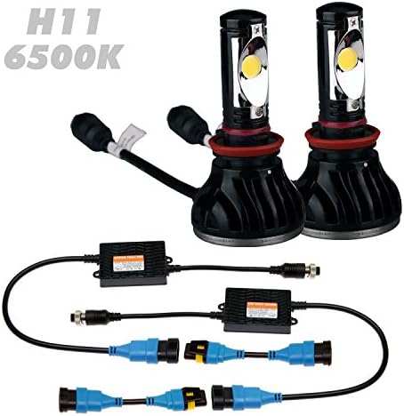 Solidex Led Headlight Conversion Kit 6500K 24W 2200LM Cree Led Replace HID & Halogen Bulbs H11/H8/H9