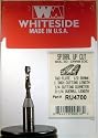 RU4700 SOLID CARBIDE 2 FLUTE UP-CUT STANDARD SPIRAL ROUTER BIT 1/4 DIA X 1" CL X 1/2" SHANK