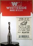 RU4700 SOLID CARBIDE 2 FLUTE UP-CUT STANDARD SPIRAL ROUTER BIT 1/4 DIA X 1 CL X 1/2 SHANK